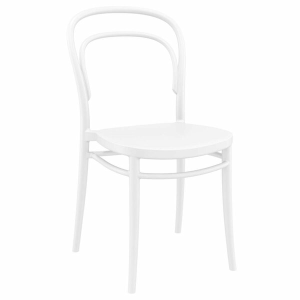 Calle Marie Resin Outdoor Chair White -  set of 2 CA2844142